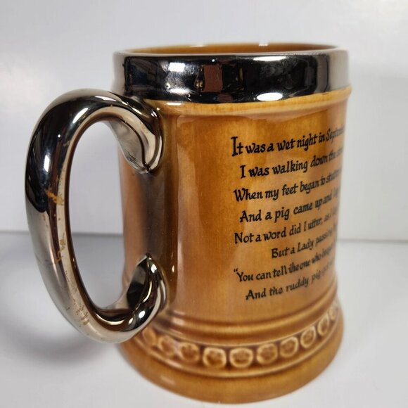 Lord Nelson Ware Beer Stein Mug Elijah Cotton Stafford England Vintage 70s - Picture 4 of 8